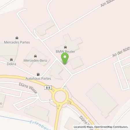 Standortübersicht der Tankstelle Autohaus Partes Servicepartner der DaimlerChrysler AG in 97837 Erlenbach