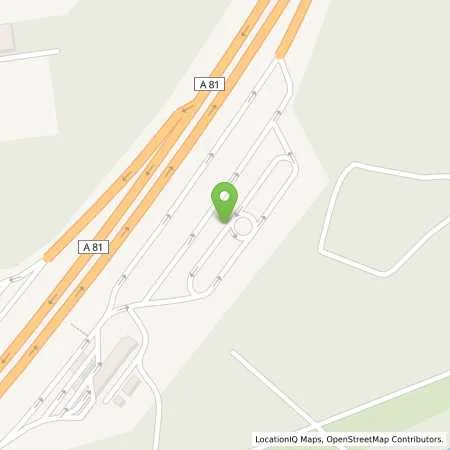 Standortübersicht der Tankstelle BAB-Tankstelle Schönbuch-Ost (OMV) in 71154 Nufringen