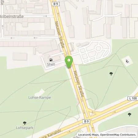 Standortübersicht der Tankstelle Shell Station in 50733 Köln