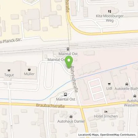 Standortübersicht der Tankstelle Autohaus Daniel in 63477 Maintal (Dörnigheim)