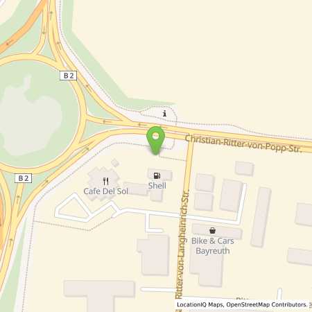 Autogas Tankstellen Details Shell Station in 95448 Bayreuth ansehen