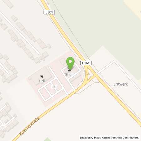 Standortübersicht der Autogas (LPG) Tankstelle: Shell Station in 41515, Grevenbroich