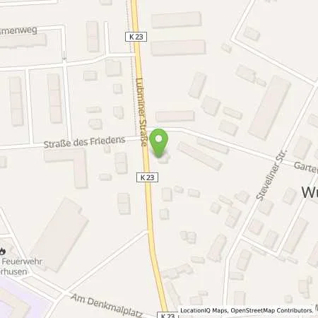 Standortübersicht der Tankstelle HEM-Tankstelle in 17509 Brünzow