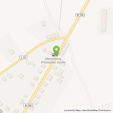 Standortübersicht der Autogas (LPG) Tankstelle: HEM-Tankstelle in 16945, Meyenburg