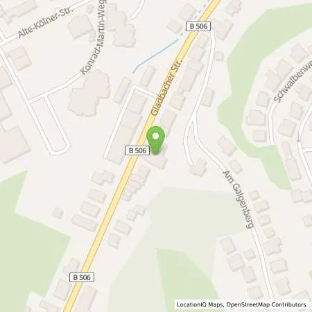 Standortübersicht der Tankstelle BFT Tankstelle in 51688 Wipperfürth