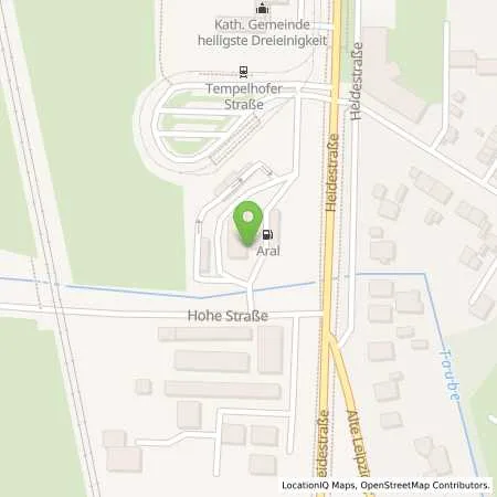 Standortübersicht der Tankstelle ARAL Tankstelle in 06849 Dessau-Roßlau