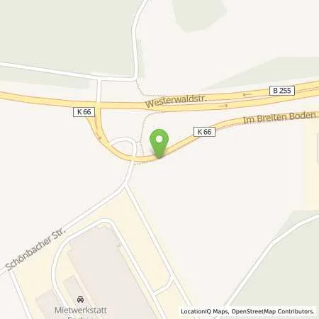 Standortübersicht der Tankstelle Shell Station in 35745 Herborn (Hoerb)