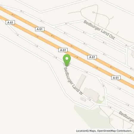 Standortübersicht der Tankstelle BAB-Tankstelle Bedburger Land West in 50181 Bedburg