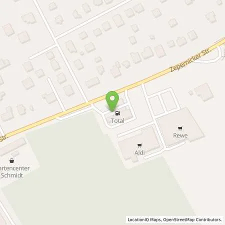 Standortübersicht der Tankstelle Total Station in 13125 Berlin (Buch)