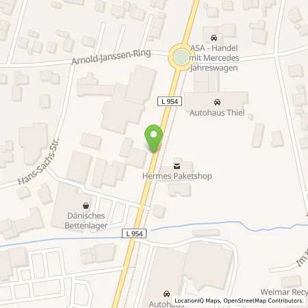 Standortübersicht der Tankstelle Q1 - Tankstelle Anna Sapula in 33014 Bad Driburg