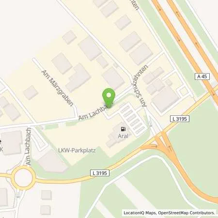 Standortübersicht der Tankstelle Aral Tankstelle in 63546 Hammersbach