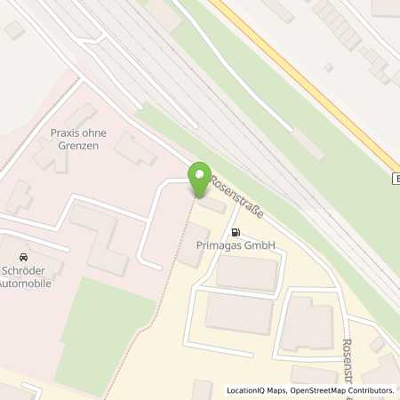 Standortübersicht der Autogas (LPG) Tankstelle: PRIMAGAS Energie GmbH & Co. KG in 23795, Bad Segeberg