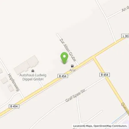Standortübersicht der Tankstelle Aral Tankstelle in 35279 Neustadt