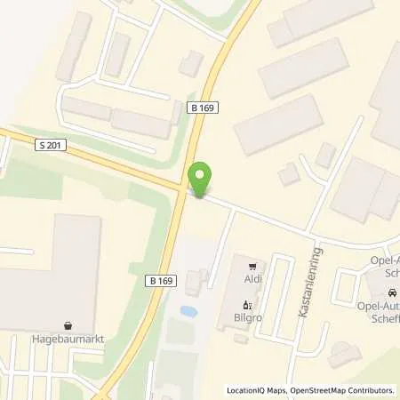 Standortübersicht der Tankstelle Opel-Autohaus Scheffler in 09661 Hainichen