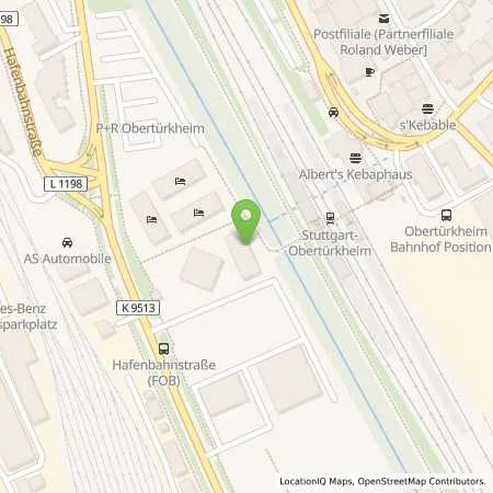 Standortübersicht der Tankstelle Freie Tankstelle -Autoport in 70329 Stuttgart-Obertürkheim