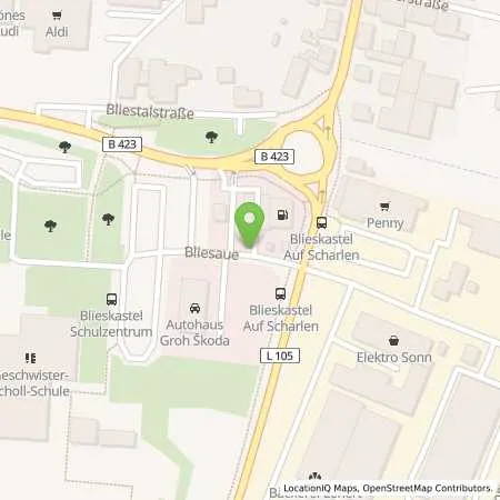 Standortübersicht der Tankstelle ARAL Tankstelle in 66440 Blieskastel (Mimbach)