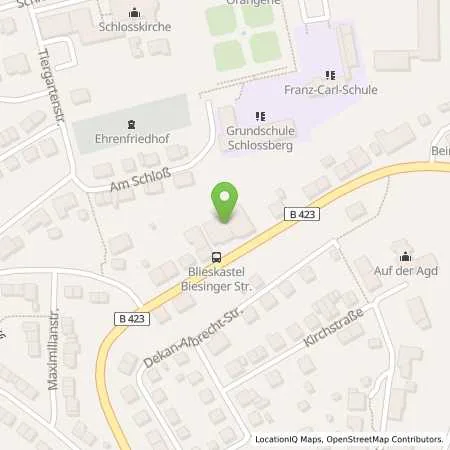 Standortübersicht der Tankstelle OIL ! Tankstelle in 66440 Blieskastel