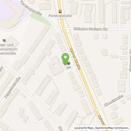 Standortübersicht der Tankstelle bft Tankstelle in 28309 Bremen (Sebaldsbrück)