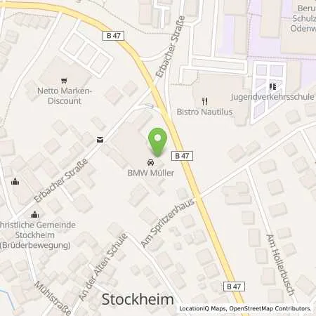 Standortübersicht der Tankstelle Classic Tankstelle in 64720 Michelstadt