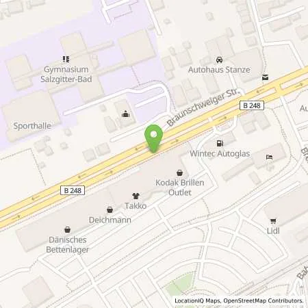 Standortübersicht der Tankstelle Autoglas Folien Center & Autogaszentrum in 38259 Salzgitter (Bad)