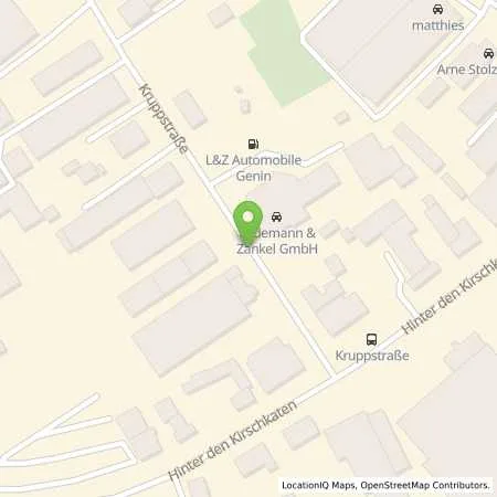 Standortübersicht der Tankstelle Auto Backhaus GmbH in 23560 Lübeck