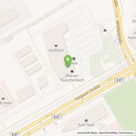 Standortübersicht der Tankstelle Kaufland - Tankstelle in 04347 Leipzig