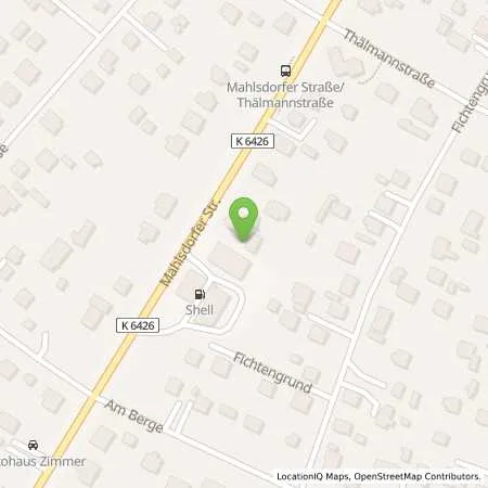 Standortübersicht der Tankstelle Farken & Partner GbR in 15366 Hoppegarten (Hönow)