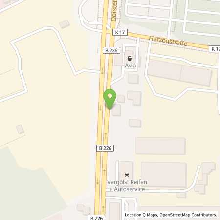 Standortübersicht der Autogas (LPG) Tankstelle: AVIA - Tankstelle in 44809, Bochum
