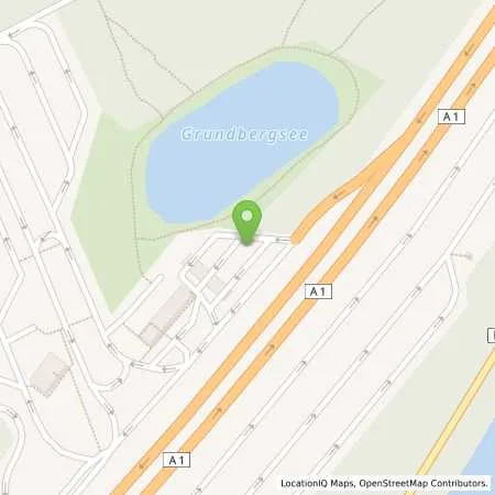 Standortübersicht der Tankstelle BAB-Tankstelle Grundbergsee Nord (Total) in 27367 Sottrum