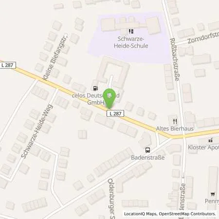 Standortübersicht der Tankstelle celos Deutschland GmbH in 46149 Oberhausen