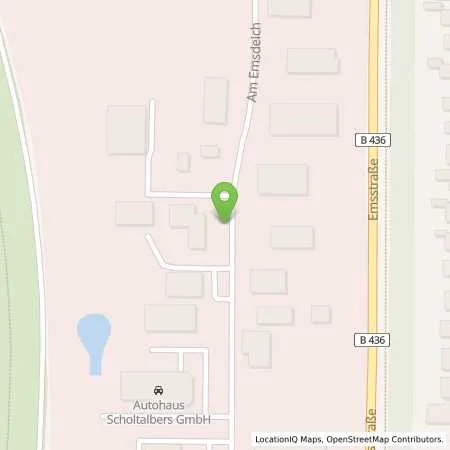 Standortübersicht der Tankstelle Westfalen Autogas Auto Brandt in 26789 Leer