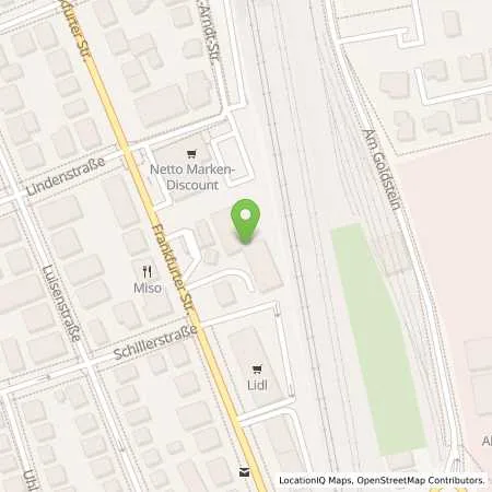 Standortübersicht der Tankstelle AVIA-Tankstelle in 61231 Bad Nauheim