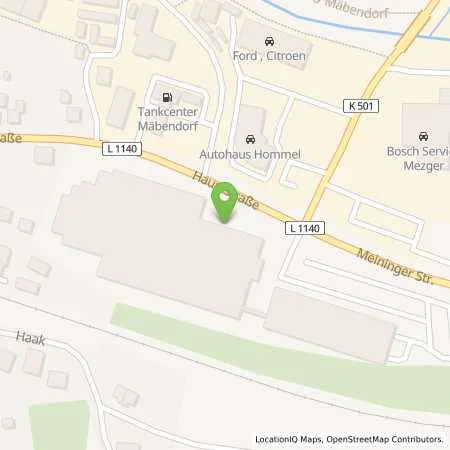 Standortübersicht der Tankstelle Marktkauftankstelle in 98529 Suhl