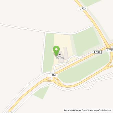 Standortübersicht der Autogas (LPG) Tankstelle: Total Station Herr Feininger in 69168, Wiesloch