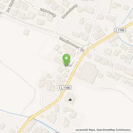 Standortübersicht der Tankstelle ESSO-Station Horrheim in 71665 Vaihingen/Enz (Horrheim)