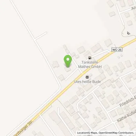 Standortübersicht der Tankstelle ARAL - Tankstelle in 97230 Estenfeld