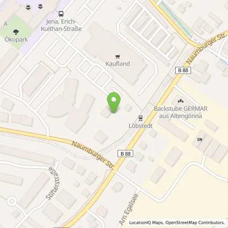 Standortübersicht der Tankstelle Kaufland Tankstelle in 07743 Jena