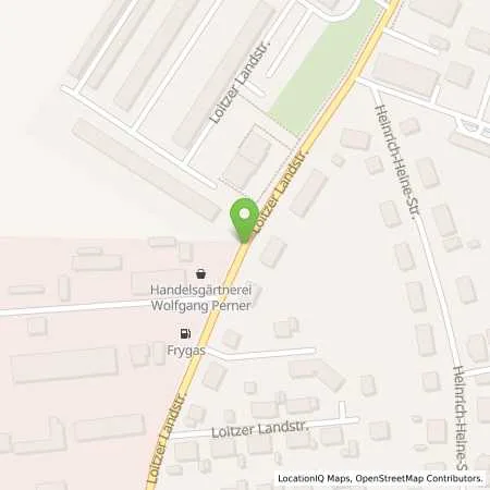 Standortübersicht der Tankstelle Flüssiggasvertrieb Frydrisiak in 17489 Greifswald