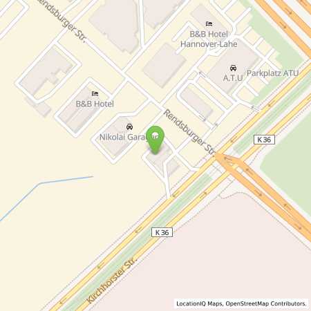 Standortübersicht der Autogas (LPG) Tankstelle: Tamoil-Tankstelle in 30659, Hannover-Lahe