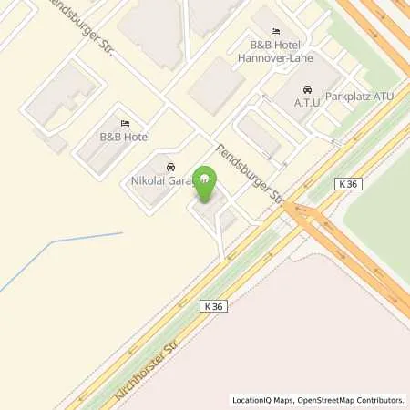 Standortübersicht der Tankstelle Tamoil-Tankstelle in 30659 Hannover-Lahe