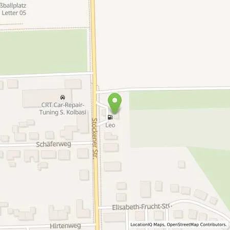 Standortübersicht der Tankstelle LEO Station Klaus Hochgesandt in 30926 Seelze