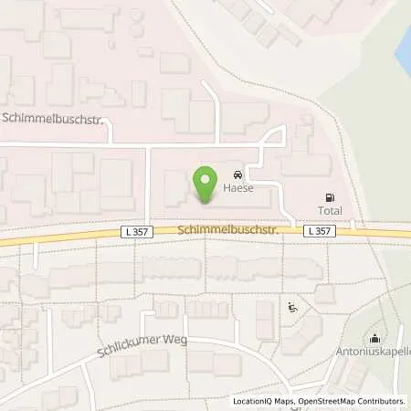 Standortübersicht der Tankstelle Total Tankstelle in 40699 Erkrath (Hochdahl)