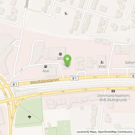 Standortübersicht der Tankstelle Aral Tankstelle (LPG der Aral AG) in 44141 Dortmund