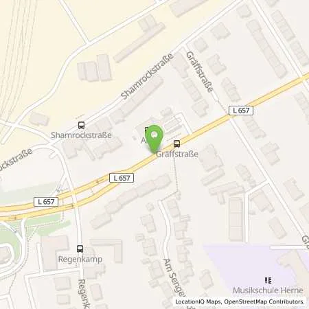 Standortübersicht der Tankstelle Gasstop24 in 44625 Herne