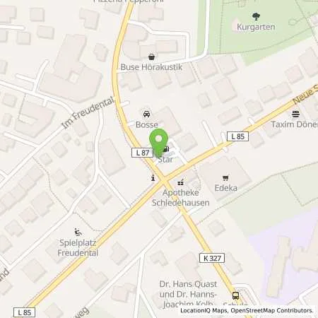 Standortübersicht der Tankstelle Star Tankstelle in 49143 Bissendorf (Schledehausen)