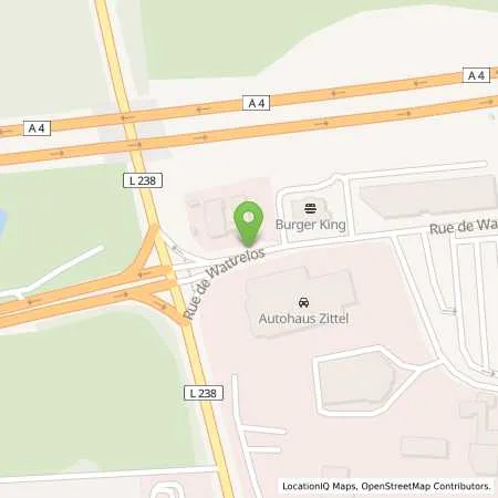 Standortübersicht der Tankstelle Aral Tankstelle (LPG der Aral AG) in 52249 Eschweiler