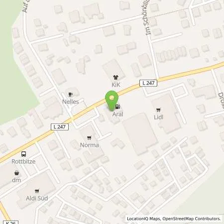 Standortübersicht der Tankstelle Aral Tankstelle in 53604 Bad Honnef