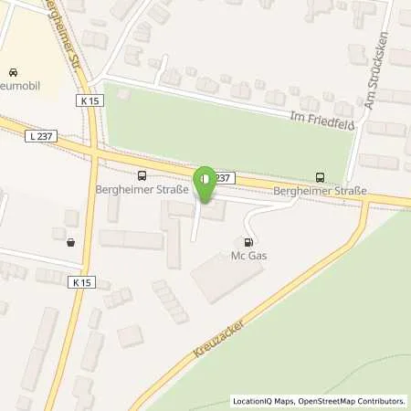 Standortübersicht der Tankstelle Mc Gas / Hans-Georg Wortmann in 47228 Duisburg