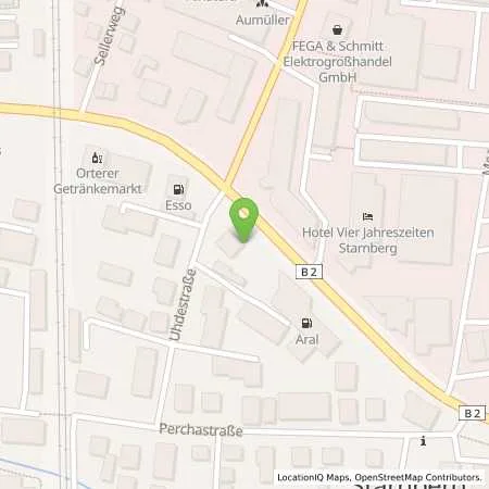 Standortübersicht der Tankstelle ALLGUTH Tankstelle in 82319 Starnberg