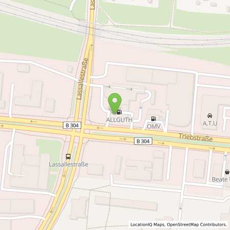 Standortübersicht der Autogas (LPG) Tankstelle: Allguth Tankstelle in 80993, München-Moosach